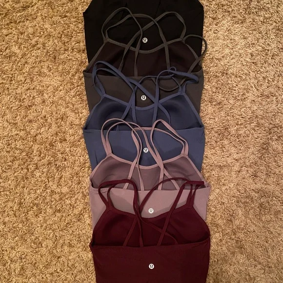 Lululemon Like a Cloud Longline Ribbed Size 6 Bundle - Picture 1 of 8